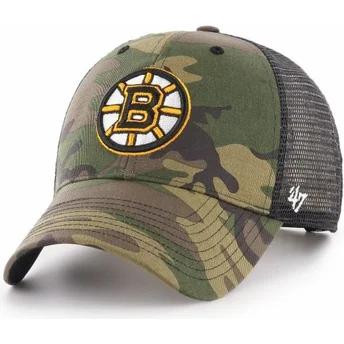 lippikset-kaareva-rekka-maastokuvio-snapback-boston-bruins-nhl-47-brand