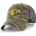 lippikset-kaareva-rekka-maastokuvio-snapback-chicago-blackhawks-nhl-47-brand