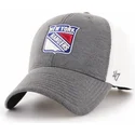lippikset-kaareva-harmaa-saadettava-nauha-new-york-rangers-nhl-47-brand