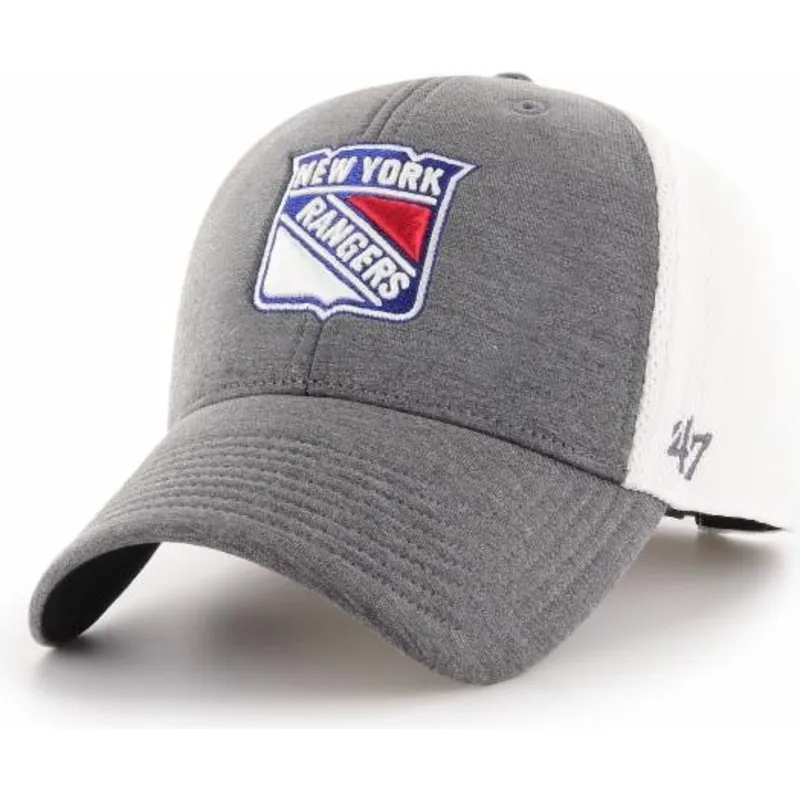 lippikset-kaareva-harmaa-saadettava-nauha-new-york-rangers-nhl-47-brand