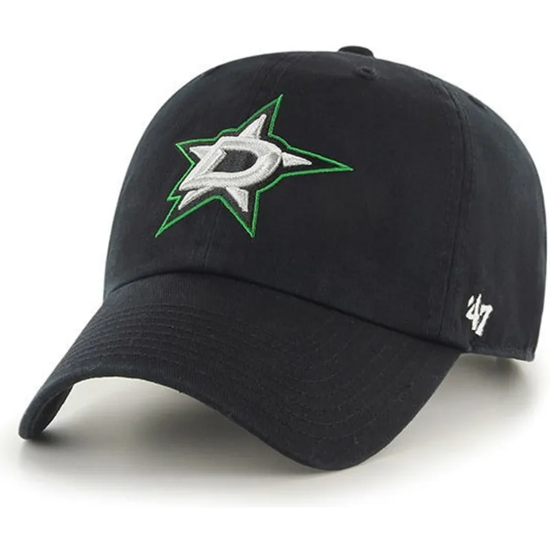 lippikset-kaareva-musta-saadettava-nauha-dallas-stars-nhl-47-brand
