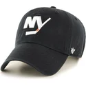 lippikset-kaareva-musta-saadettava-nauha-new-york-islanders-nhl-47-brand