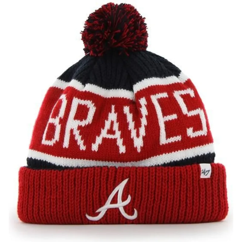 lakit-tupsu-punainen-atlanta-braves-mlb-47-brand