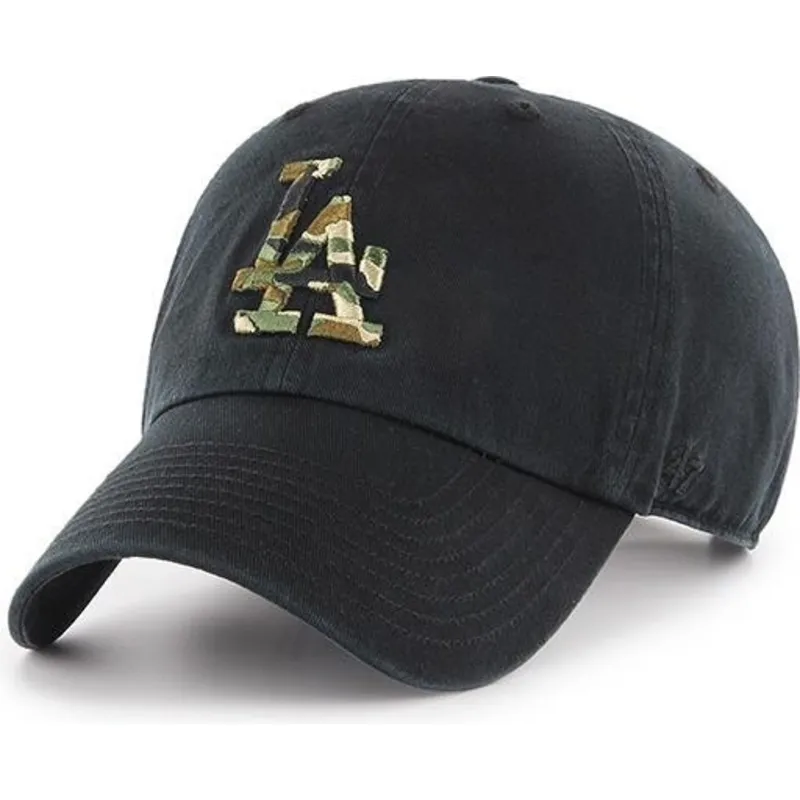 lippikset-kaareva-musta-saadettava-nauha-los-angeles-dodgers-mlb-47-brand