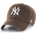 lippikset-kaareva-ruskea-saadettava-nauha-new-york-yankees-mlb-47-brand