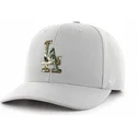 lippikset-kaareva-harmaa-saadettava-nauha-los-angeles-dodgers-mlb-47-brand