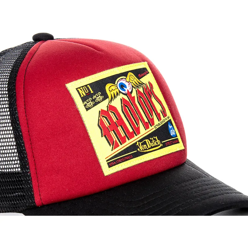 lippikset-kaareva-rekka-punainen-snapback-ber02-von-dutch