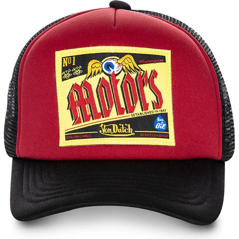 lippikset-kaareva-rekka-punainen-snapback-ber02-von-dutch
