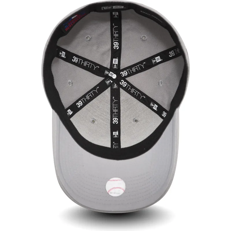 lippikset-kaareva-harmaa-istuva-lapsille-39thirty-stretch-rubber-emblem-new-york-yankees-mlb-new-era