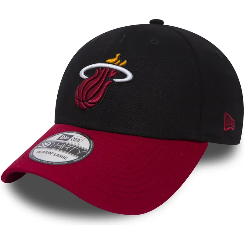 lippikset-kaareva-musta-istuva-39thirty-black-base-miami-heat-nba-new-era