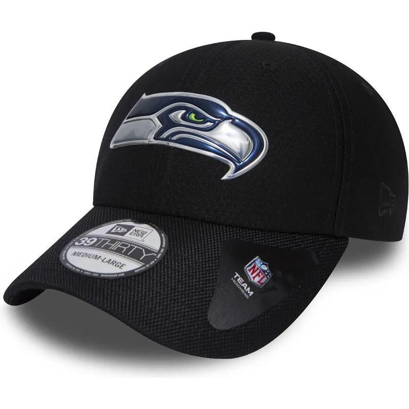lippikset-kaareva-musta-istuva-39thirty-black-coll-seattle-seahawks-nfl-new-era