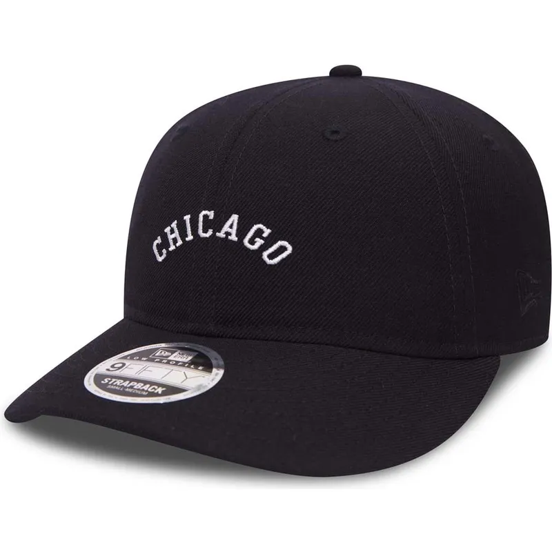 lippikset-kaareva-laivastonsininen-saadettava-nauha-9fifty-low-profile-city-series-chicago-white-sox-mlb-new-era lippikset-kaareva-laivastonsininen-saadettava-nauha-9fifty-low-profile-city-series-chicago-white-sox-mlb-new-era