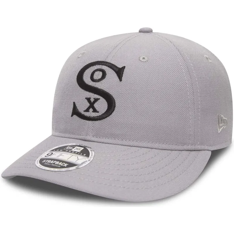 lippikset-kaareva-harmaa-saadettava-nauha-9fifty-low-profile-city-series-chicago-white-sox-mlb-new-era