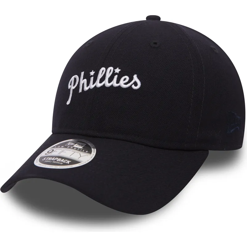 lippikset-kaareva-laivastonsininen-saadettava-nauha-9fifty-low-profile-history-philadelphia-phillies-mlb-new-era lippikset-kaareva-laivastonsininen-saadettava-nauha-9fifty-low-profile-history-philadelphia-phillies-mlb-new-era