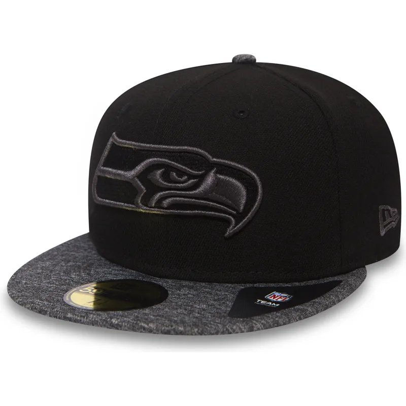 lippikset-littea-musta-istuva-59fifty-grey-collection-seattle-seahawks-nfl-new-era