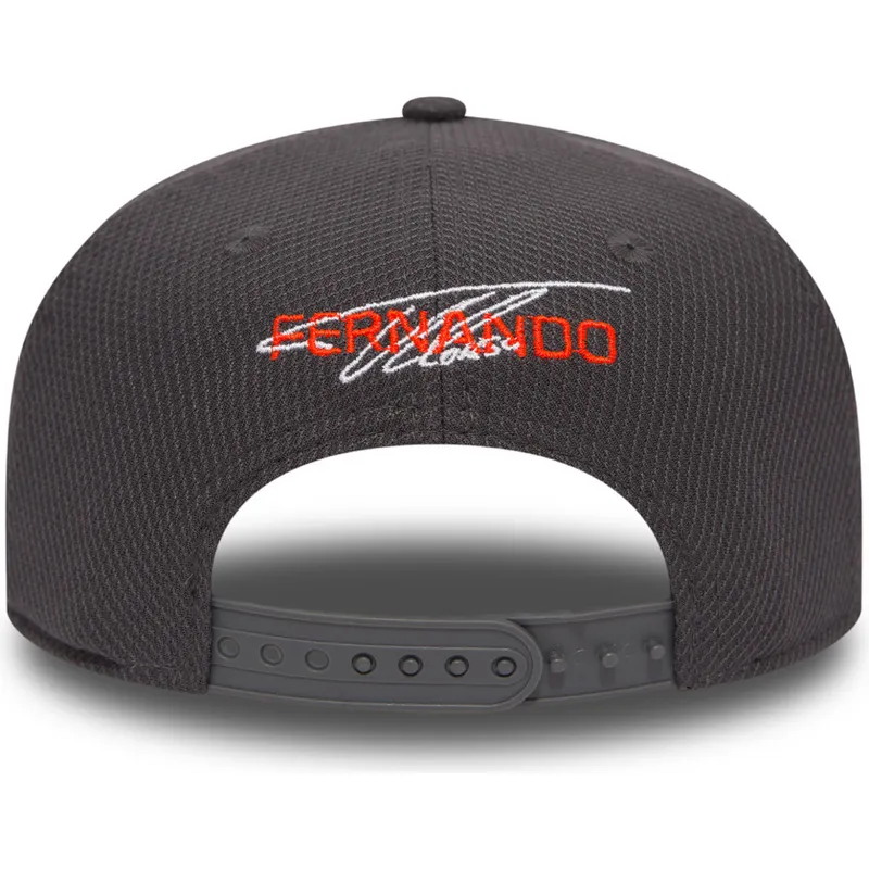 lippikset-littea-harmaa-snapback-9fifty-fernando-alonso-mclaren-racing-formula-1-new-era