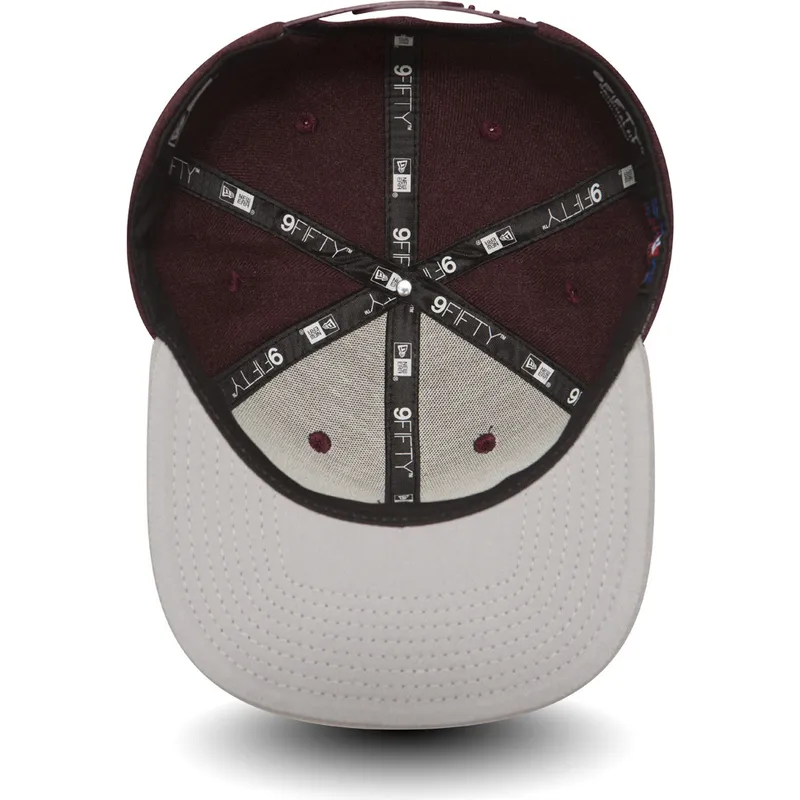 cap-littea-red-snapback-9fifty-seasonal-heather-atlanta-braves-mlb-new-era cap-littea-red-snapback-9fifty-seasonal-heather-atlanta-braves-mlb-new-era