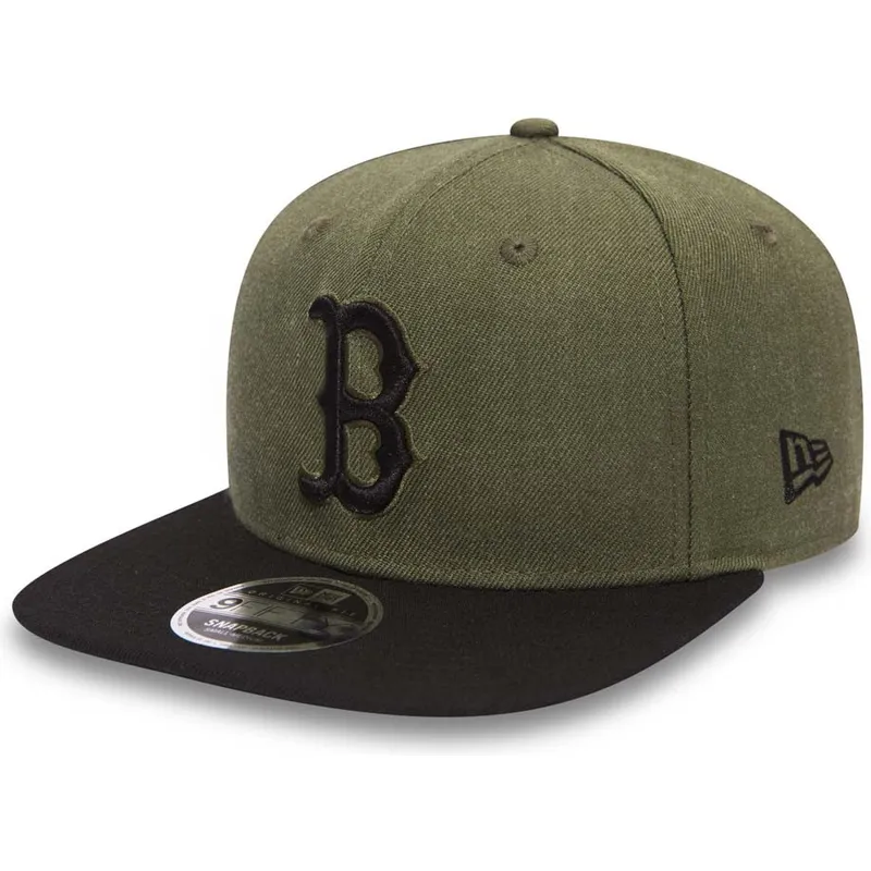 lippikset-littea-vihrea-snapback-9fifty-seasonal-heather-boston-red-sox-mlb-new-era