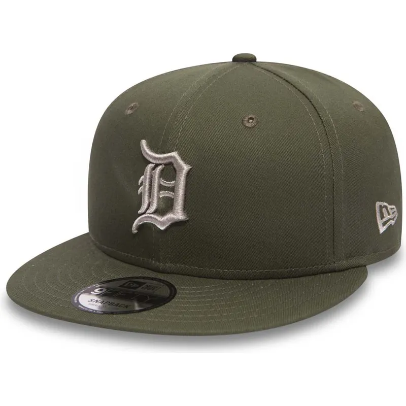 lippikset-littea-vihrea-snapback-9fifty-league-essential-detroit-tigers-mlb-new-era