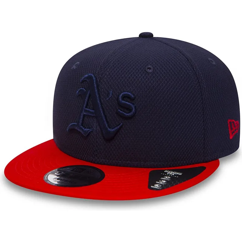 lippikset-littea-laivastonsininen-snapback-9fifty-diamond-era-essential-oakland-athletics-mlb-new-era