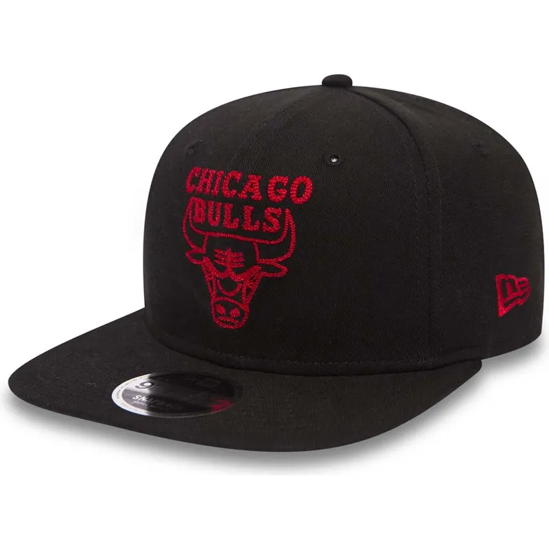 lippikset-littea-musta-snapback-9fifty-chain-stitch-chicago-bulls-nba-new-era