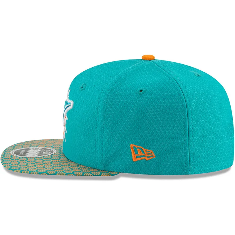 lippikset-littea-sininen-snapback-9fifty-sideline-miami-dolphins-nfl-new-era