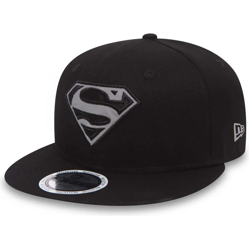 lippikset-littea-musta-snapback-lapsille-9fifty-reflect-superman-warner-bros-new-era lippikset-littea-musta-snapback-lapsille-9fifty-reflect-superman-warner-bros-new-era