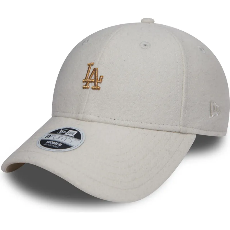lippikset-kaareva-valkoinen-saadettava-nauha-bronce-9forty-melton-los-angeles-dodgers-mlb-new-era