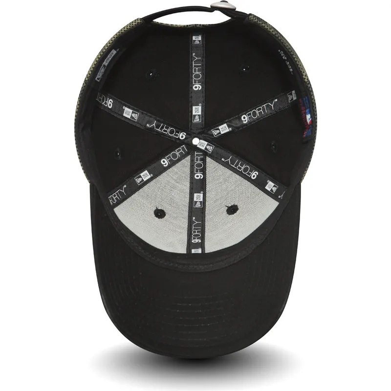 lippikset-kaareva-maastokuvio-saadettava-nauha-9forty-mesh-overlay-new-york-yankees-mlb-new-era