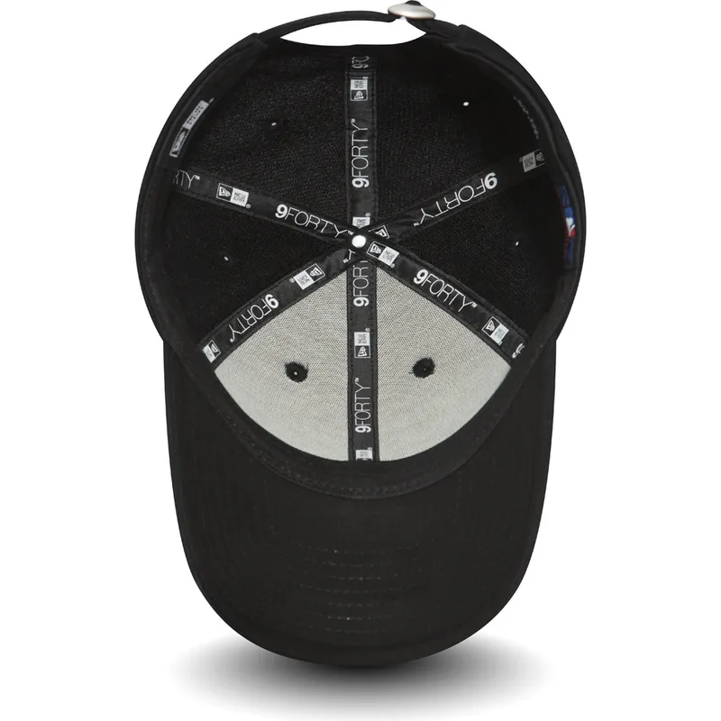 lippikset-kaareva-musta-saadettava-nauha-9forty-satin-patch-new-york-yankees-mlb-new-era