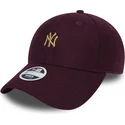 lippikset-kaareva-punainen-saadettava-nauha-oro-9forty-melton-new-york-yankees-mlb-new-era