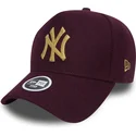 lippikset-kaareva-punainen-saadettava-nauha-9forty-melton-a-frame-new-york-yankees-mlb-new-era