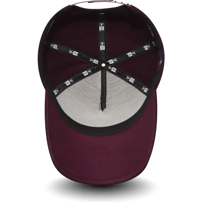 lippikset-kaareva-punainen-saadettava-nauha-9forty-melton-a-frame-new-york-yankees-mlb-new-era