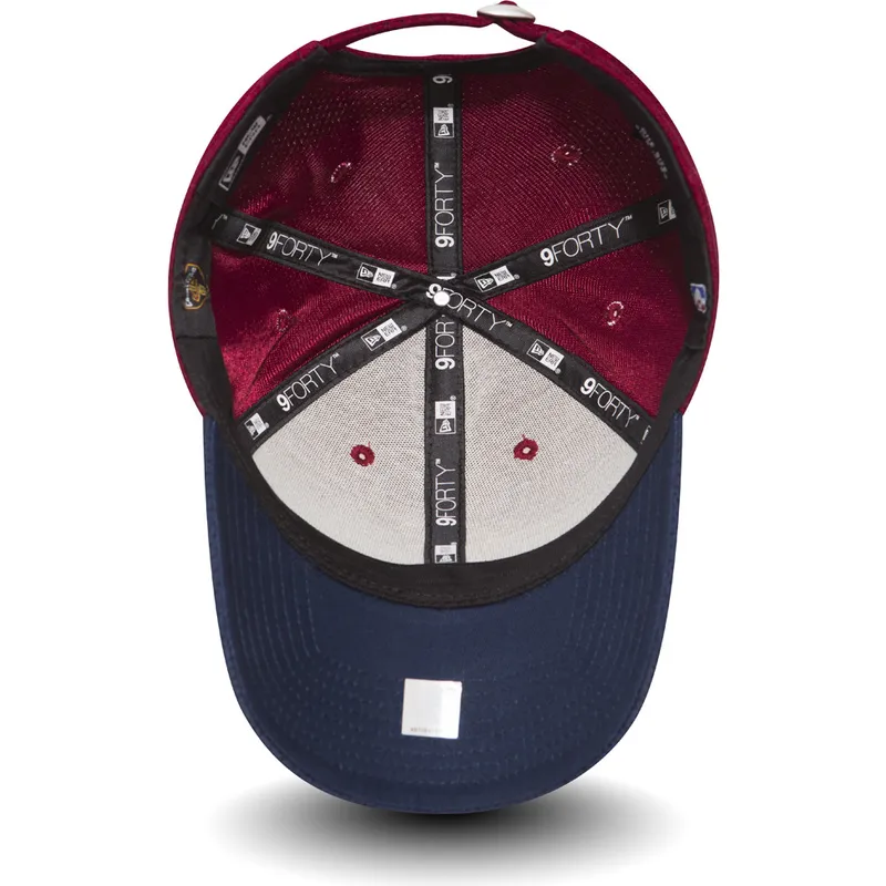 lippikset-kaareva-punainen-saadettava-nauha-9forty-mesh-cleveland-cavaliers-nba-new-era