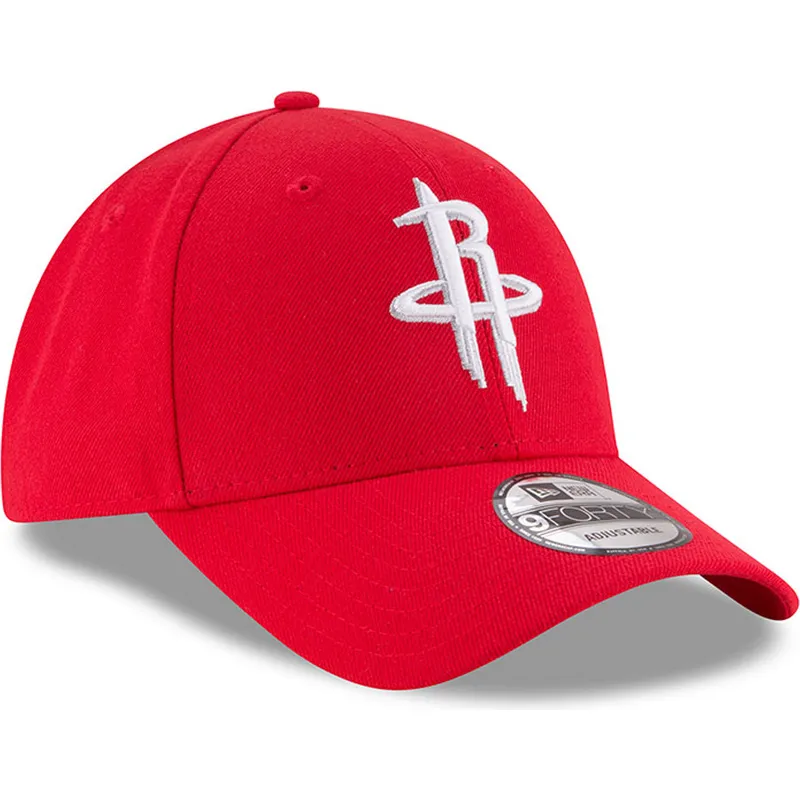 lippikset-kaareva-punainen-saadettava-nauha-9forty-the-league-houston-rockets-nba-new-era