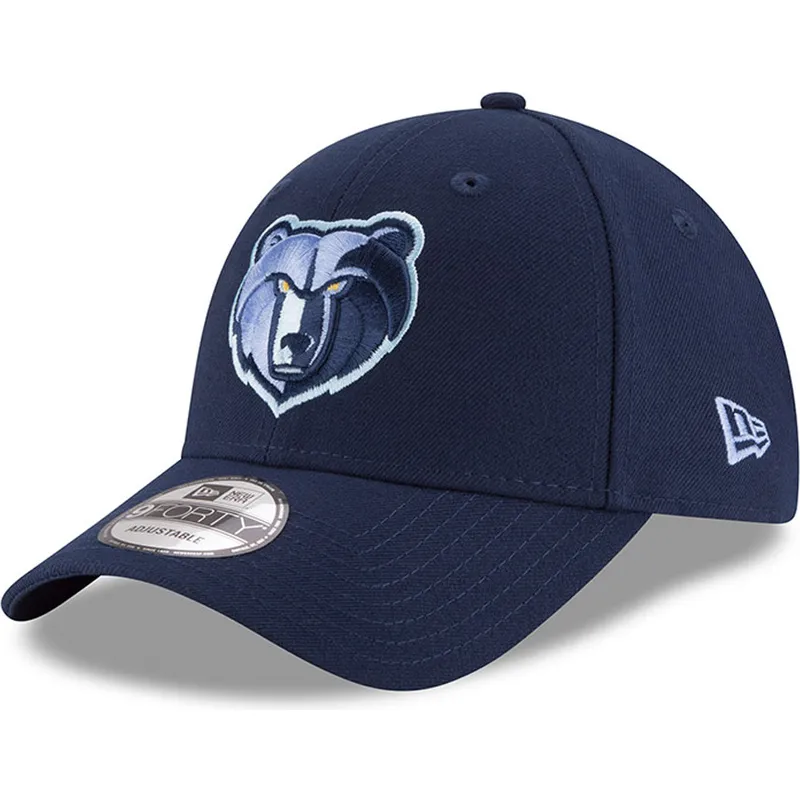 lippikset-kaareva-sininen-saadettava-nauha-bordado-9forty-the-league-memphis-grizzlies-nba-new-era