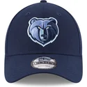 lippikset-kaareva-sininen-saadettava-nauha-bordado-9forty-the-league-memphis-grizzlies-nba-new-era