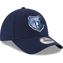 lippikset-kaareva-sininen-saadettava-nauha-bordado-9forty-the-league-memphis-grizzlies-nba-new-era