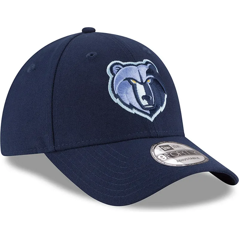 lippikset-kaareva-sininen-saadettava-nauha-bordado-9forty-the-league-memphis-grizzlies-nba-new-era