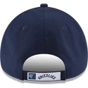 lippikset-kaareva-sininen-saadettava-nauha-bordado-9forty-the-league-memphis-grizzlies-nba-new-era