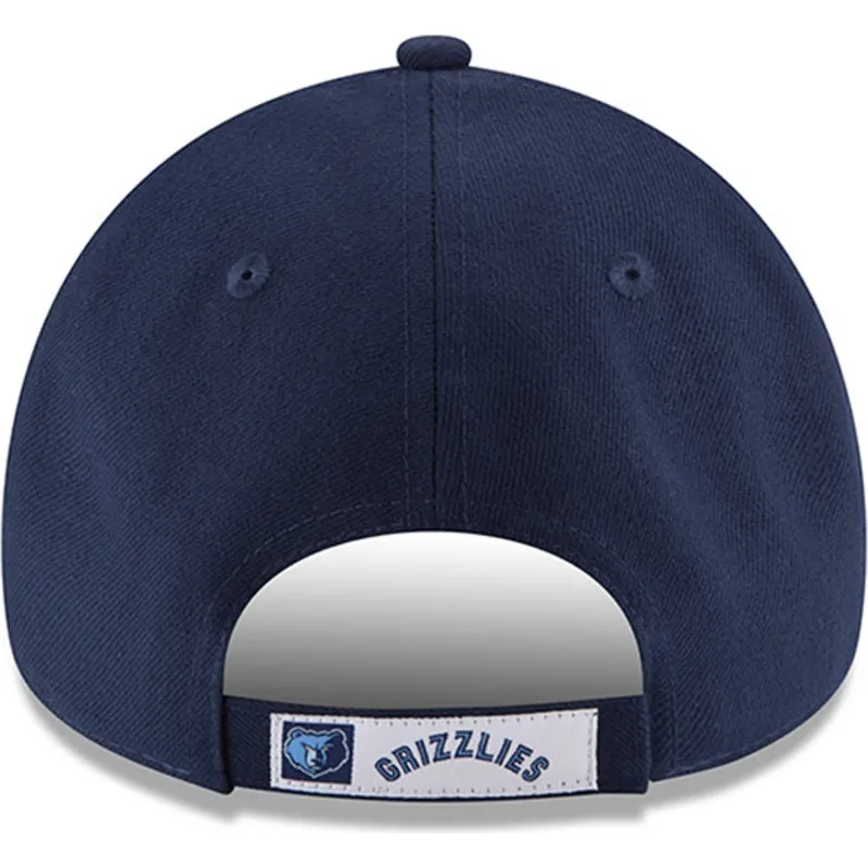 lippikset-kaareva-sininen-saadettava-nauha-bordado-9forty-the-league-memphis-grizzlies-nba-new-era