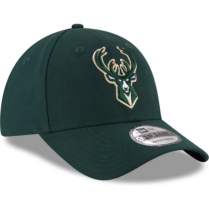 cap-kaareva-green-adjustable-strap-9forty-the-league-milwaukee-bucks-nba-new-era
