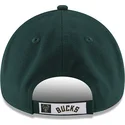 lippikset-kaareva-vihrea-saadettava-nauha-9forty-the-league-milwaukee-bucks-nba-new-era
