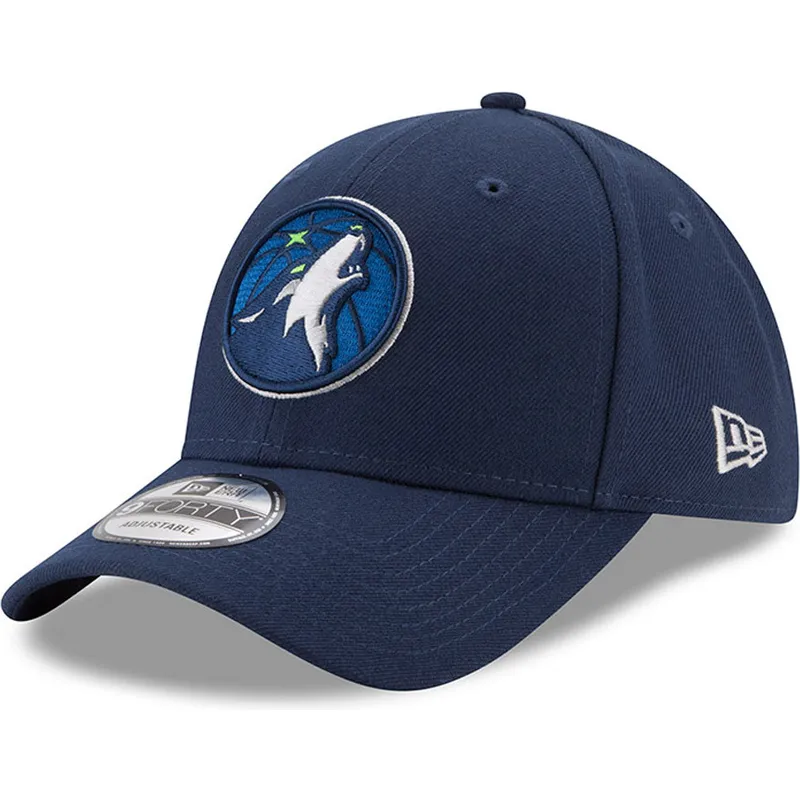 cap-kaareva-navy-blue-adjustable-strap-9forty-the-league-minnesota-timberwolves-nba-new-era cap-kaareva-navy-blue-adjustable-strap-9forty-the-league-minnesota-timberwolves-nba-new-era