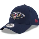cap-kaareva-navy-blue-adjustable-strap-9forty-the-league-new-orleans-pelicans-nba-new-era