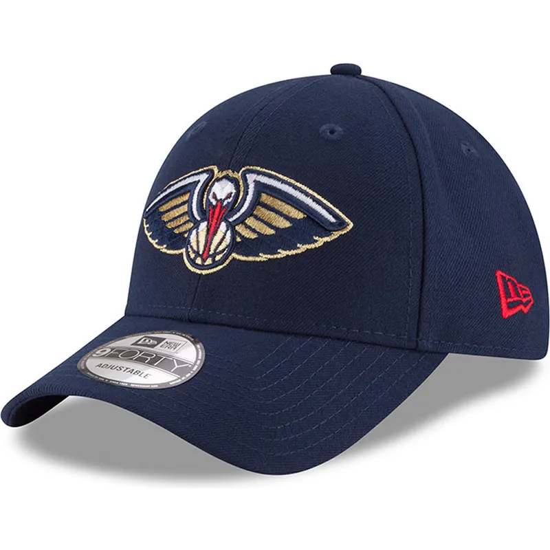 cap-kaareva-navy-blue-adjustable-strap-9forty-the-league-new-orleans-pelicans-nba-new-era