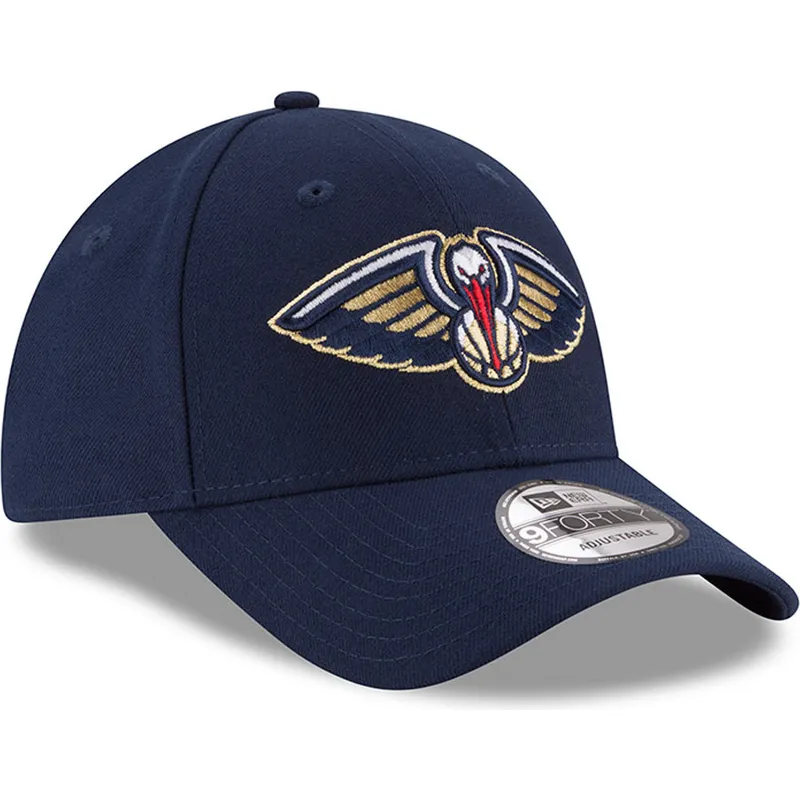 cap-kaareva-navy-blue-adjustable-strap-9forty-the-league-new-orleans-pelicans-nba-new-era