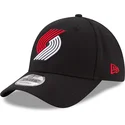 lippikset-kaareva-musta-saadettava-nauha-9forty-the-league-portland-trail-blazers-nba-new-era