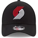 cap-kaareva-black-adjustable-strap-9forty-the-league-portland-trail-blazers-nba-new-era