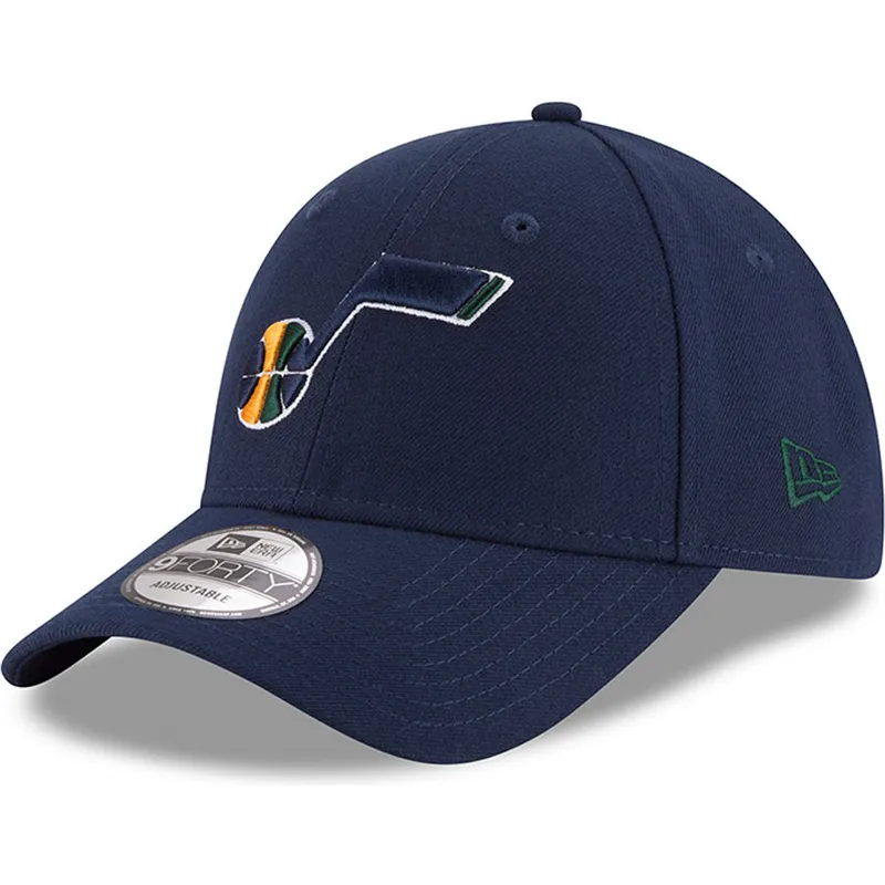 lippikset-kaareva-laivastonsininen-saadettava-nauha-9forty-the-league-utah-jazz-nba-new-era